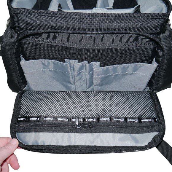 Canon 200DG Digital Gadget Bag DSLR EOS Rebel Travel Carry Case Shoulder Strap - Picture 3 of 10